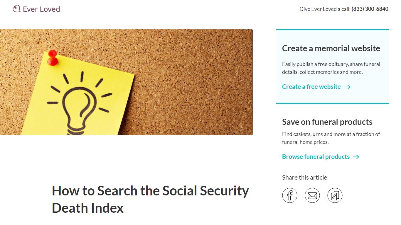 How To Search The Social Security Death Index | Ever Loved